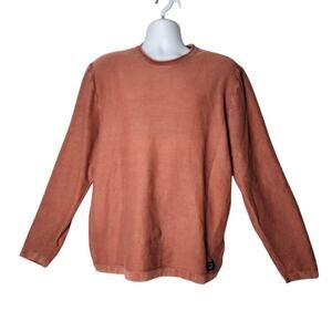 Weatherproof Vintage Terracotta‎ Cotton Shirt XL Long Sleeve Rustic Casual Work